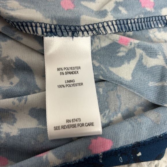 Taylor Blue Floral Prairie Maxi Dress Sleeveless Size 10 - Picture 10 of 10